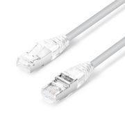 15ft (4.6m) Cat6 26AWG Snagless Shielded (S/FTP) LSZH Ethernet Network Patch Cable, Gray This picture is about C6SFTPSGLSZH.