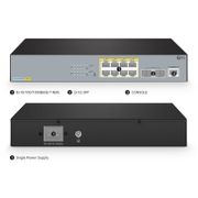 S3150-8T2FP,8口千兆以太網L2+ PoE+交換機,8 x PoE+@130W,2 x 1Gb SFP,無風扇 這張圖片是關於S3150-8T2FP.