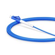 2m (7ft) Armored Fiber Patch Cable, 1 Fiber, LC UPC Simplex to LC UPC Simplex, Single Mode (OS2), Riser (OFCR), 3.0mm, Blue This picture is about AM-OS2LCSX.