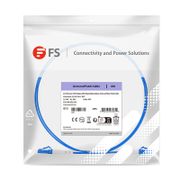 2m (7ft) Armored Fiber Patch Cable, 1 Fiber, LC UPC Simplex to LC UPC Simplex, Single Mode (OS2), Riser (OFCR), 3.0mm, Blue This picture is about AM-OS2LCSX.