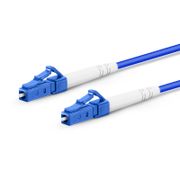 2m (7ft) Armored Fiber Patch Cable, 1 Fiber, LC UPC Simplex to LC UPC Simplex, Single Mode (OS2), Riser (OFCR), 3.0mm, Blue This picture is about AM-OS2LCSX.