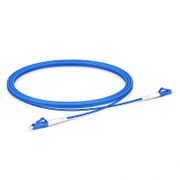 2m (7ft) Armored Fiber Patch Cable, 1 Fiber, LC UPC Simplex to LC UPC Simplex, Single Mode (OS2), Riser (OFCR), 3.0mm, Blue This picture is about AM-OS2LCSX.