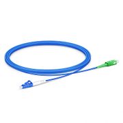 2m (7ft) Armored Fiber Patch Cable, 1 Fiber, LC UPC Simplex to SC APC Simplex, Single Mode (OS2), Riser (OFCR), 3.0mm, Blue This picture is about AM-OS2LCSCSX.