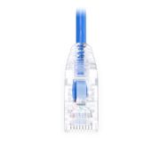 0.5m Cat6六類極細網絡跳線 28AWG 無卡扣 非屏蔽(UTP) PVC CM,藍色 這張圖片是關於C6UTPSGSPVC.