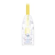 6ft (1.8m) Cat6 28AWG Snagless Unshielded (UTP) PVC CM Slim Ethernet Network Patch Cable, Yellow This picture is about C6UTPSGSPVC.