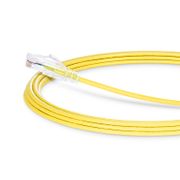 6.1m Cat6六類極細網絡跳線 28AWG 無卡扣 非屏蔽(UTP) PVC CM,黃色 這張圖片是關於C6UTPSGSPVC.
