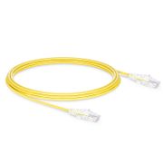 6.1m Cat6六類極細網絡跳線 28AWG 無卡扣 非屏蔽(UTP) PVC CM,黃色 這張圖片是關於C6UTPSGSPVC.