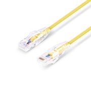 6.1m Cat6六類極細網絡跳線 28AWG 無卡扣 非屏蔽(UTP) PVC CM,黃色 這張圖片是關於C6UTPSGSPVC.
