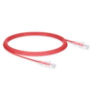 6.1m Cat6六類極細網絡跳線 28AWG 無卡扣 非屏蔽(UTP) PVC CM,紅色 這張圖片是關於C6UTPSGSPVC.