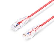6.1m Cat6六類極細網絡跳線 28AWG 無卡扣 非屏蔽(UTP) PVC CM,紅色 這張圖片是關於C6UTPSGSPVC.