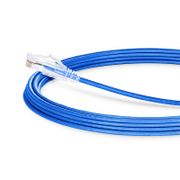 10m Cat6六類極細網絡跳線 28AWG 無卡扣 非屏蔽(UTP) PVC CM,藍色 這張圖片是關於C6UTPSGSPVC.