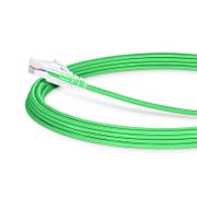 10m Cat6六類極細網絡跳線 28AWG 無卡扣 非屏蔽(UTP) PVC CM,綠色 這張圖片是關於C6UTPSGSPVC.