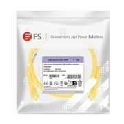 2ft (0.6m) Cat6a 26AWG Snagless Shielded (S/FTP) PVC CM Ethernet Network Patch Cable, Yellow, 10Pcs/pack This picture is about C6ASFTPSGPVC-10PK.