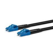 30m (98ft) Industrial Armored Fiber Patch Cable, LC UPC to LC UPC, Duplex, 2 Fibers, Single Mode (OS2), TPU This picture is about MG-OS2LCDX.