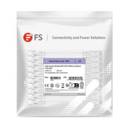 6in (0.15m) Cat6a 26AWG Snagless Shielded (S/FTP) PVC CM Ethernet Network Patch Cable, White, 10Pcs/pack This picture is about C6ASFTPSGPVC-10PK.