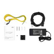 S1900-5TP, 5-Port Gigabit Ethernet L2 Unmanaged PoE+ Switch, 5 x Gigabit RJ45, Support 4 x PoE+ Ports @60W, Fanless, Desktop/Wall-Mount This picture is about .