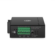 Industrial Unmanaged 2 x 10/100/1000Base-T RJ45 to 2 x 100/1000/2500Base-X SFP Gigabit Ethernet Media Converter This picture is about .