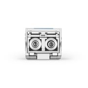 3Gb/s MSA 1310nm 20km DOM Duplex LC SMF Dual Receivers Video Pathological Patterns Optical Transceiver Module for SD/HD/3G-SDI This picture is about SFP-3G31DR-20.