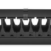 Organizador de cables vertical de un solo lado, 42RU, dedo de radio de curvatura, ancho de 3.5 pulgadas Esta imagen trata sobre CMV-SFD42U9W.