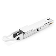 Dell Compatible QSFP-DD DCO 400G DWDM Tunable Coherent ITU CH13-CH61 50GHz >120km DOM Duplex LC/UPC SMF Optical Transceiver Module for Transmission This picture is about QDD-ZRP-400G.