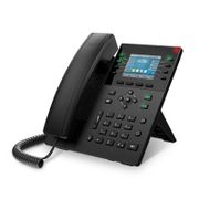 FIP-5112, Téléphone VoIP avec Écran LCD Couleur de 2,8 Pouces, 12 Comptes SIP, USB 2,0, Double Port Ethernet Gigabit, PoE Cette image concerne FIP-5112.