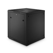 12U GW600-Series 19" 4-Post Black Wall Mount Cabinet with Glass Front Door and 4 Casters
This picture is about FS-NRC-12U.