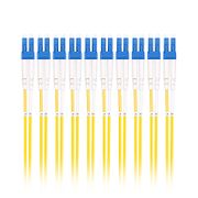 3m (10ft) Fiber Patch Cable, 2 Fibers, LC UPC Duplex to LC UPC Duplex, Single Mode (OS2), Riser (OFNR), 2.0mm, Tight-Buffered, Yellow, 10pcs/pack This picture is about SMLCDX-10PK.