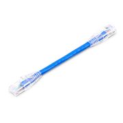 0.15m Cat6六類網絡跳線 24AWG 無卡扣 非屏蔽(UTP) PVC CM,藍色 這張圖片是關於C6UTPSGPVC.