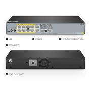 S3270-10TM-P, 10-портовый коммутатор Gigabit Ethernet L2+ PoE+, 10 портов PoE+ при 125 Вт, с 2 восходящими линиями связи SFP 2.5Gb, чип Broadcom Это изображение касается S3270-10TM-P.