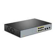 S3260-8T2FP, 8 Porte Gigabit Ethernet L2+ PoE+ Switch, 8 x PoE+ Porte @240W, con 2 x 1Gb SFP Uplink, Support IEEE 802.3af/at Questa immagine riguarda S3260-8T2FP.