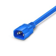 6ft (1.8m) IEC60320 C14 to IEC60320 C19 14AWG 250V/15A Power Cord, Blue This picture is about PC14C19-15A.