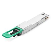 Módulo transceptor/Transceiver óptcio compatible con Arista Networks 400GBASE-FR QSFP-DD PAM4 1310nm 2km DOM MPO-12/APC SMF basado en SiPh, Breakout a 4 x 100G-FR Esta imagen trata sobre QDD-4X100G-FR-Si.