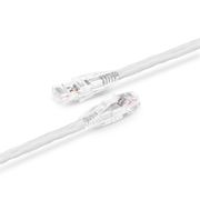 6in (0.15m) Cat6 24AWG Snagless Unshielded (UTP) PVC CM Ethernet Network Patch Cable, White This picture is about .
