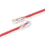 0.15m Cat6六類網絡跳線 24AWG 無卡扣 非屏蔽(UTP) PVC CM,紅色 這張圖片是關於C6UTPSGPVC.
