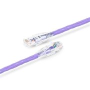 6in (0.15m) Cat6 24AWG Snagless Unshielded (U/UTP) PVC CM Ethernet Network Patch Cable, Purple This picture is about .