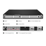 S5870-48T6BC, Switch d'Entreprise Ethernet L3 à 48 Ports, 48 x Gigabit RJ45, avec 4 Liaisons Montantes SFP28 25Gb et 2 Liaisons Montantes QSFP28 100Gb, PicOS®, Supporte EVPN-VXLAN, Puce Broadcom Cette image concerne S5870-48T6BC.