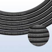 Cavo Cat6 Ethernet Bulk, 1000ft (305m), Listato UL, 26AWG Trefoli di Puro Rame Nudo, 550MHz, Schermato (F/UTP), PVC CM (Nero) Questa immagine riguarda 123979-4.
