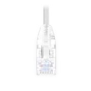 0.3m Cat6六類極細網絡跳線 28AWG 無卡扣 非屏蔽(UTP) PVC CM,白色 這張圖片是關於C6UTPSGSPVC.