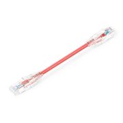0.15m シールドなし（PVC CM、赤色） | Cat6準拠スリムLANパッチ
