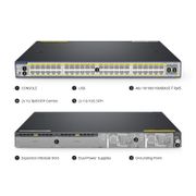 S3410-48TS-P, 48-Port Gigabit Ethernet L2+ PoE+ Switch, 48 x PoE+ Ports @740W, with 2 x 10Gb SFP+ Uplinks and 2 x Combo SFP Ports, Stackable switch, Broadcom Chip This picture is about .