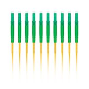 1m (3ft) Fiber Patch Cable, 1 Fiber, LC APC Simplex to LC APC Simplex, Single Mode (OS2), Riser (OFNR), 2.0mm, Tight-Buffered, Yellow, 10pcs/pack This picture is about 203291-1.