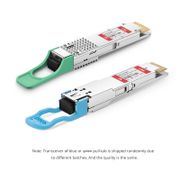 Módulo transceptor/Transceiver óptico compatible genérico, 400GBASE-LR4 QSFP-DD PAM4 1310nm 10km DOM LC dúplex SMF Esta imagen trata sobre QDD-LR4-400G.