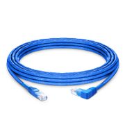 25ft(7.6m) 90度 Cat6 26AWG ツメ折れ防止 シールドなし(U/UTP) PVC CM