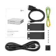 S3200-8MG4S,8口以太網L2+交換機,8 x 100M/1000M/2.5G 多千兆 RJ45,4 x 10Gb SFP+ 上行鏈路 這張圖片是關於S3200-8MG4S.