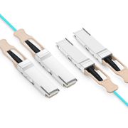 15m (49ft) NVIDIA/Mellanox MFS1S90-H015E Compatible 2 x 200G QSFP56 to 2 x 200G QSFP56 InfiniBand HDR Active Optical Breakout Cable for Quantum Switches This picture is about 15.