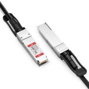 1m (3ft) Juniper Networks QFX-QSFP-DAC-1M Compatible 40G QSFP+ Passive Direct Attach Copper Cable This picture is about AI.