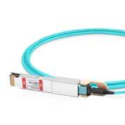 7m (23ft) Arista Networks Compatible 400G QSFP-DD to 4 x 100G QSFP56 Active Optical Breakout Cable This picture is about 7.