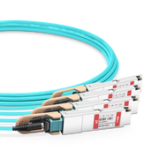 15m (49ft) Arista Networks Compatible 400G QSFP-DD to 4 x 100G QSFP56 Active Optical Breakout Cable This picture is about 1.