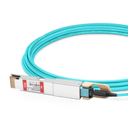 50m (164ft) Arista Networks Compatible 400G QSFP-DD to 4 x 100G QSFP56 Active Optical Breakout Cable This picture is about 1.