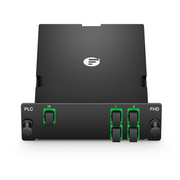 1 x 4 PLC Fiber Splitter, Standard FHD® Cassette SC/APC, Singlemode, for Optical LAN This picture is about .